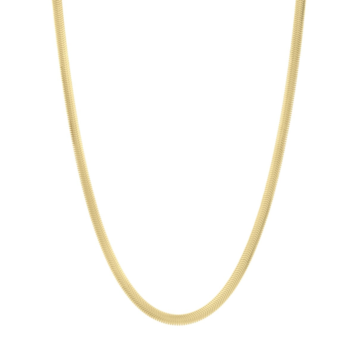 14K 4.2mm Oval Snake Chain