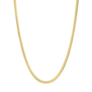 14K 4.2mm Oval Snake Chain