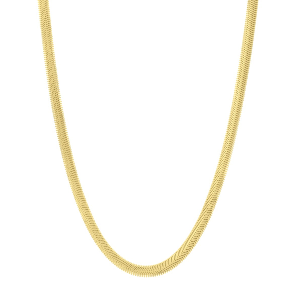 14K 5.3mm Oval Snake Chain