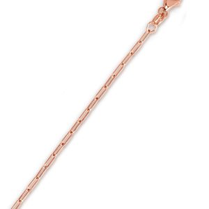 14K Gold 1.5mm Paperclip Chain