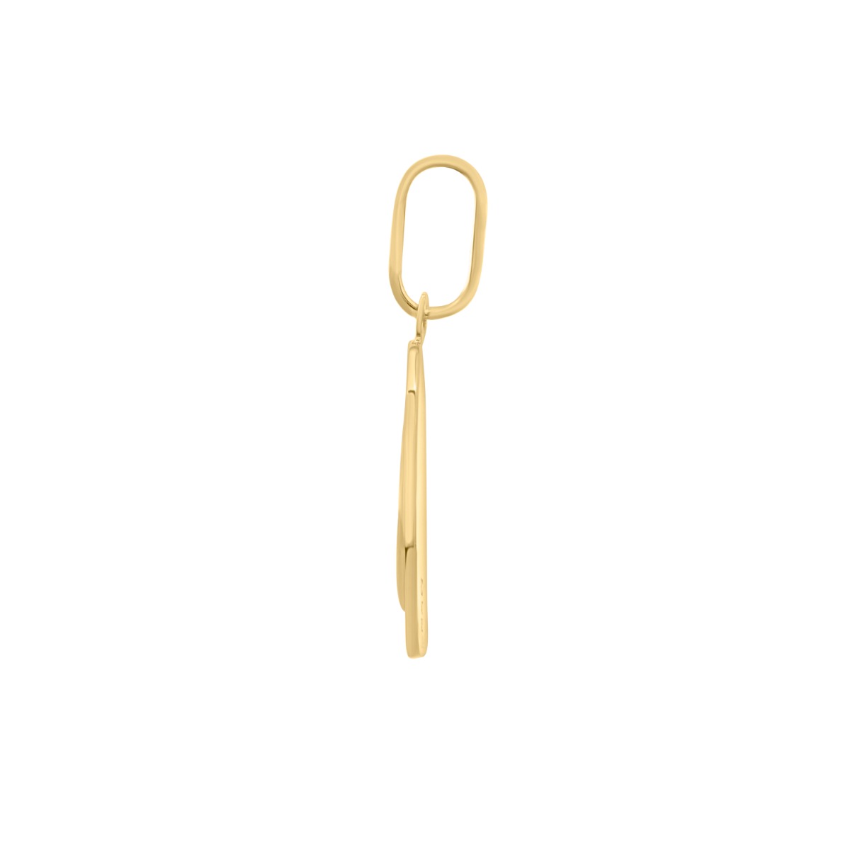 14K Gold Praying Hands Pendant