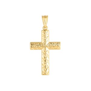 14K Gold Reversible Cross