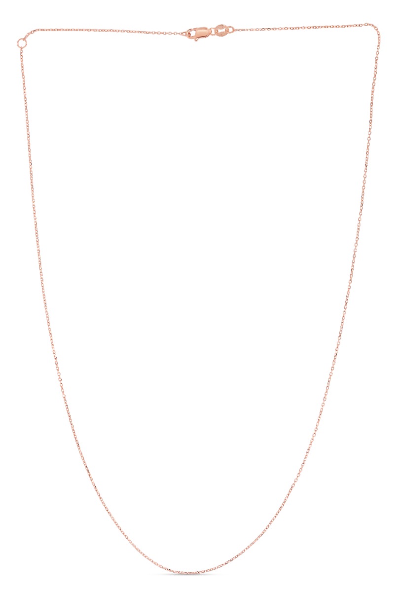 14K Gold 1.1mm Extendable Chain