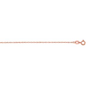 14K Gold .85mm Machine Rope Chain (Carded)