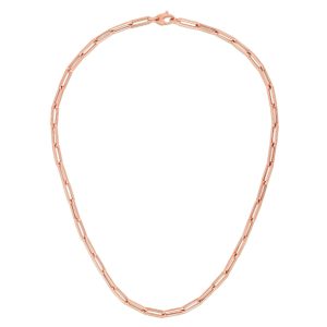 14K Gold 4.2mm Paperclip Chain