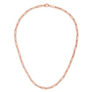 14K Gold 4.2mm Paperclip Chain