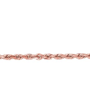 14K Gold 24" 2.5mm Solid Royal Rope Chain