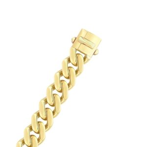 14K Gold 22" 9.5mm Lite Miami Cuban Chain