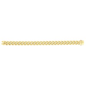 14K Gold 11.5mm Lite Miami Cuban