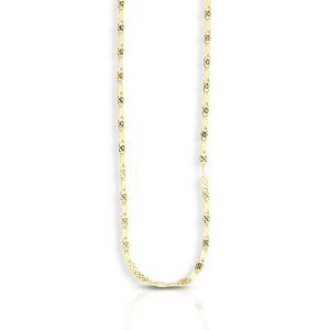 14K Gold 1.7mm Sparkle Valentino Chain
