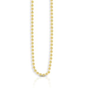14K Gold 2.2mm Oval Mirror Link Chain