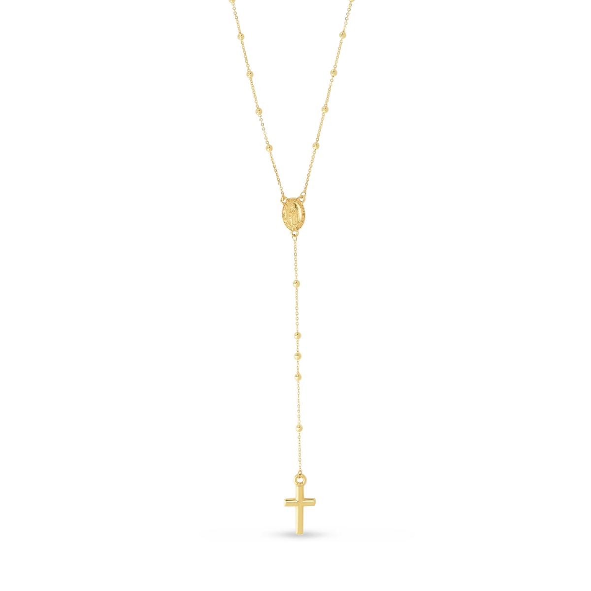14K Rosary Necklace