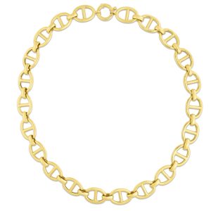 14K Gold 13.8mm Mariner Link Bracelet