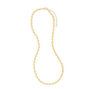 14K Pebble Bead Necklace