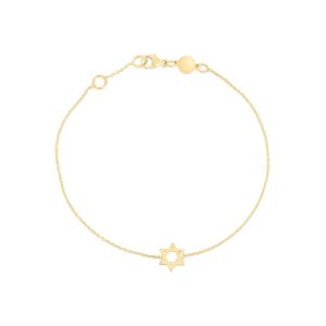 14K Star of David Bracelet