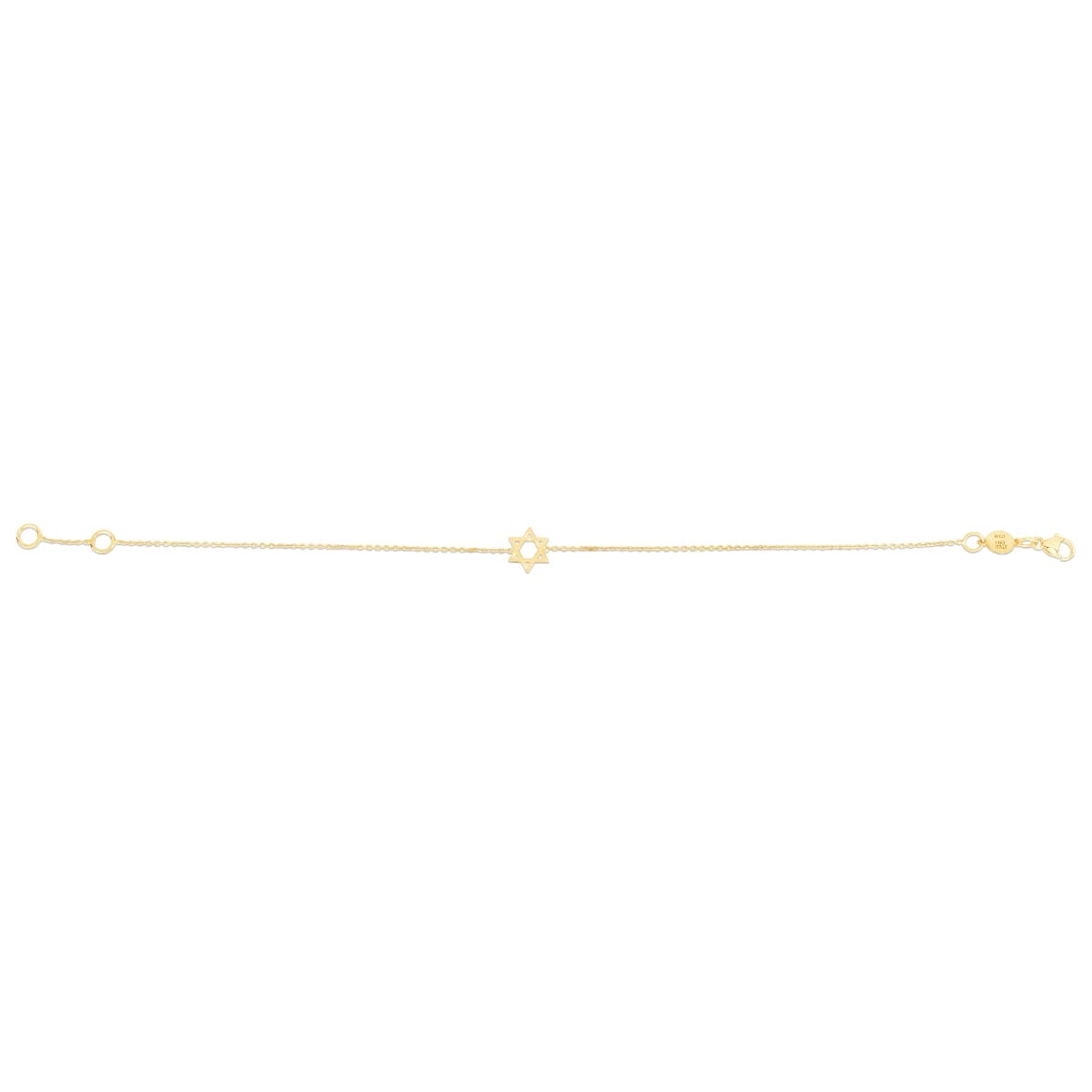 14K Star of David Bracelet