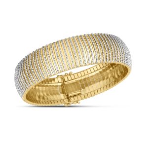 14K Bold Diamanté Flex Bracelet