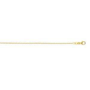 14K Gold 1.5mm Round Cable Chain 20"