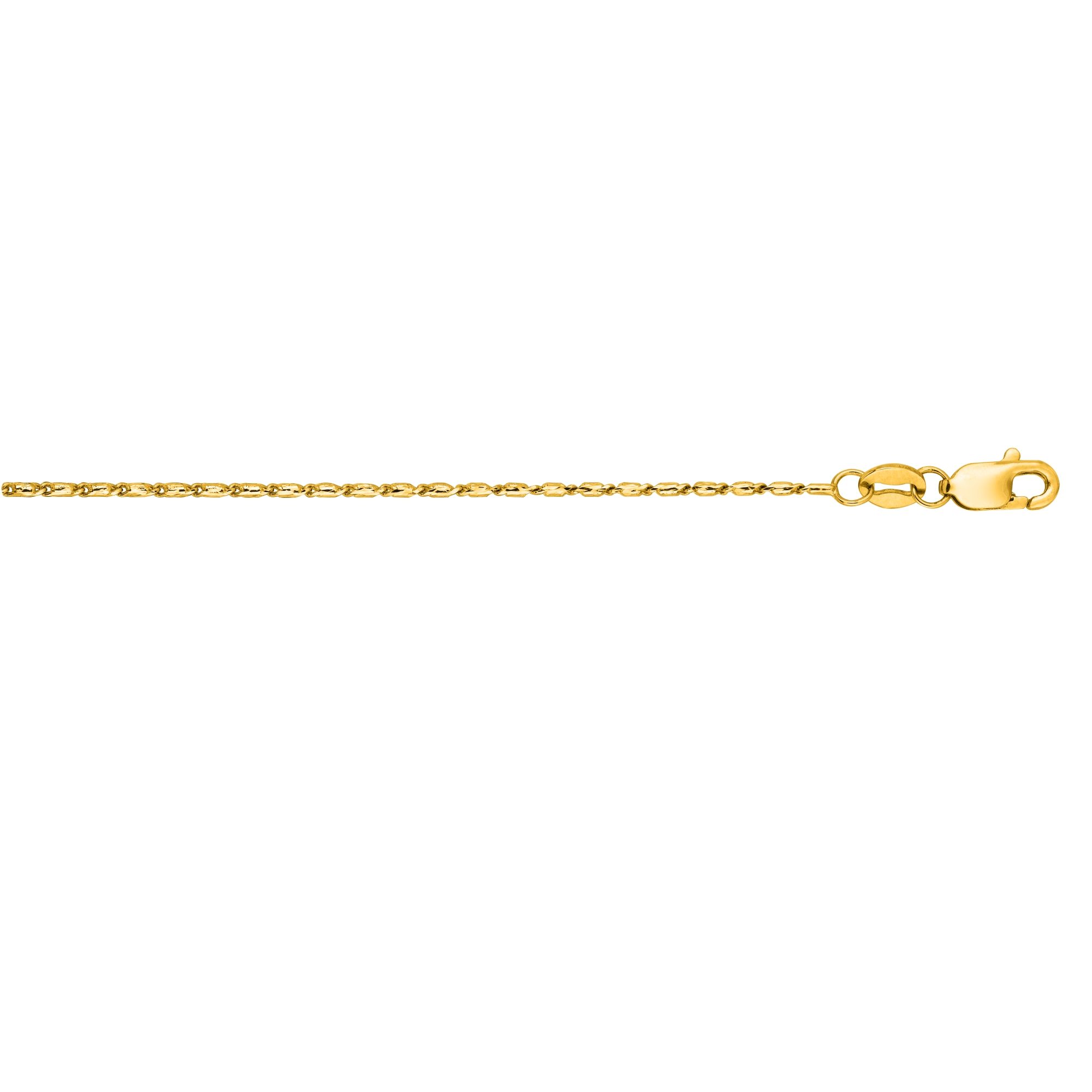 14K Gold .9mm Lumina Chain