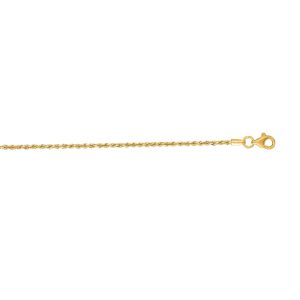 14K Gold 22" 1.6mm Royal Rope Chain