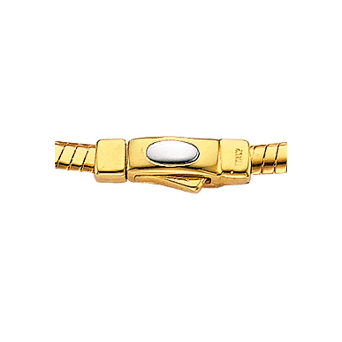 14K Gold 6mm Reversible Omega