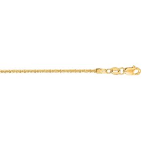 14K Gold 1.5mm Sparkle Chain