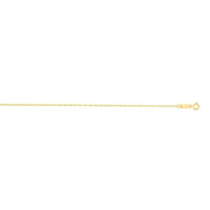 14K Gold 0.81mm Singapore Chain