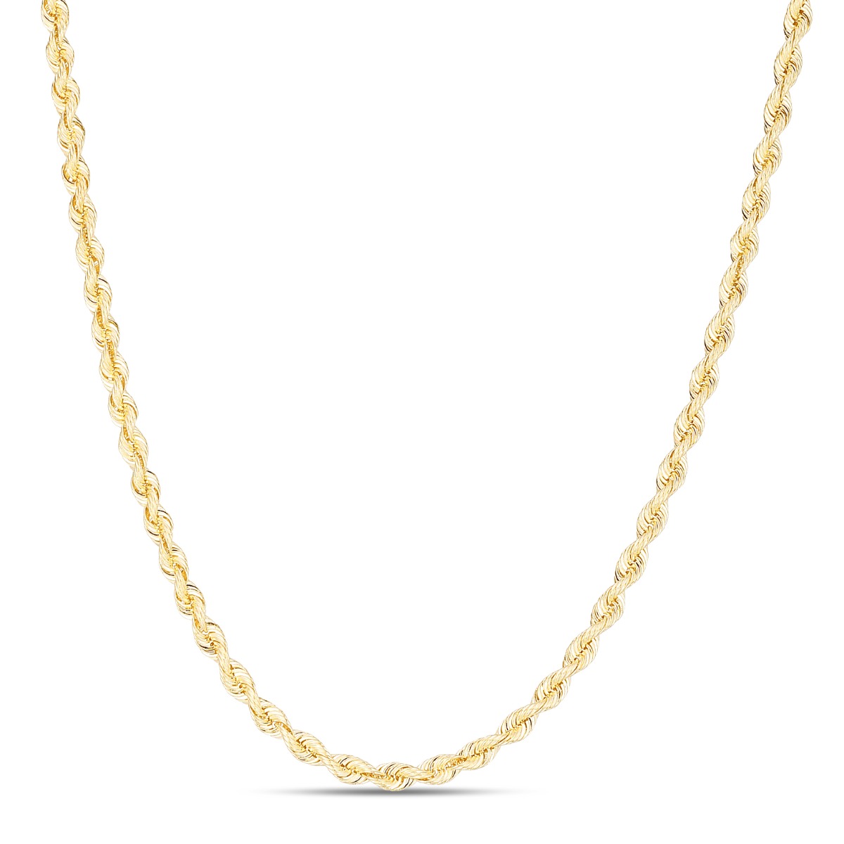 14K 3mm Silk Rope Chain