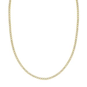 14K Diamon'Oro Tennis Necklace