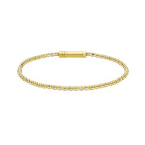 14K 2.74mm Fancy Ice Chain Bracelet