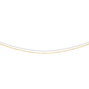 14K Gold 1.1mm Multi-Strand Chain