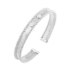 14K Pallina Diamond Bangle