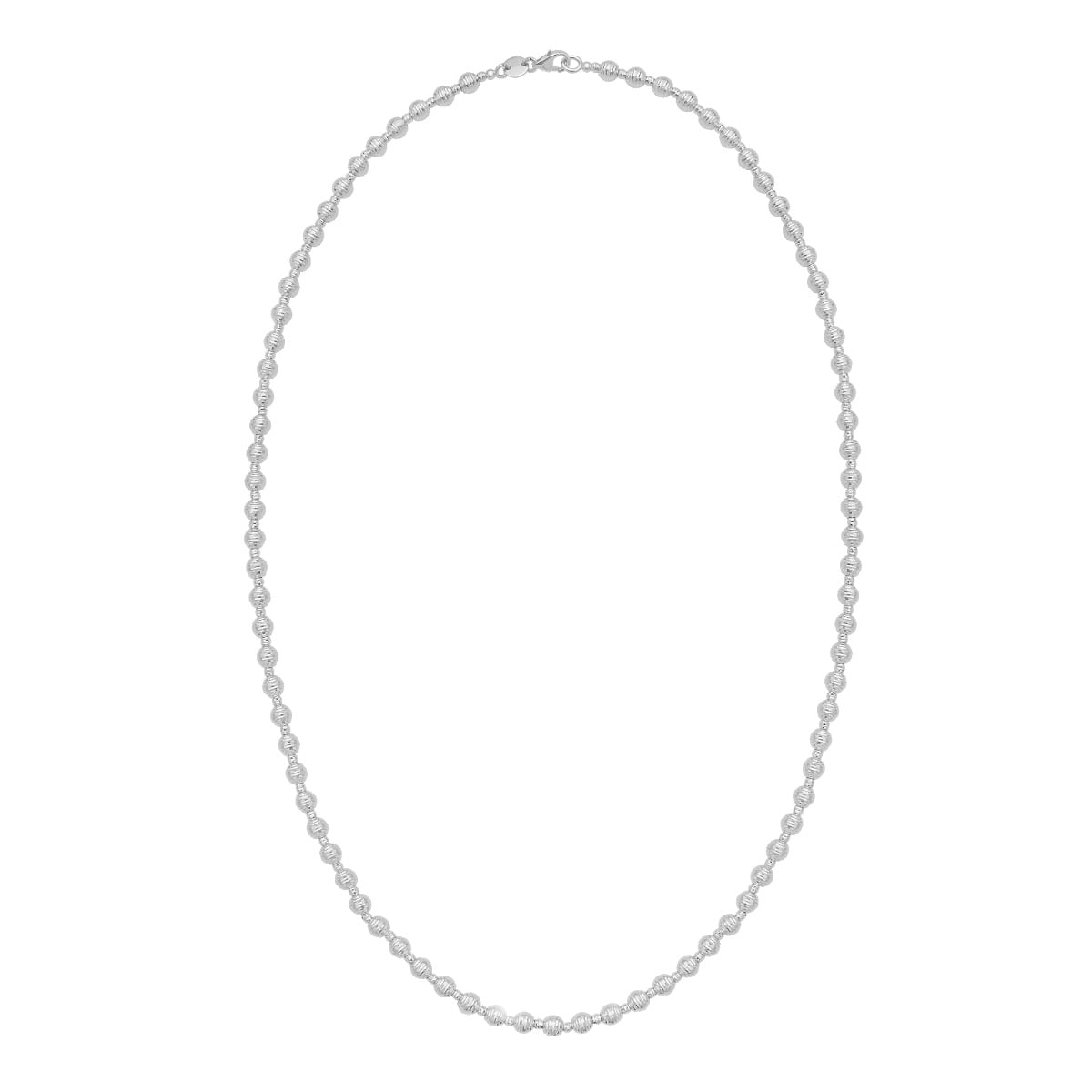 14K Disco DC Bead Necklace