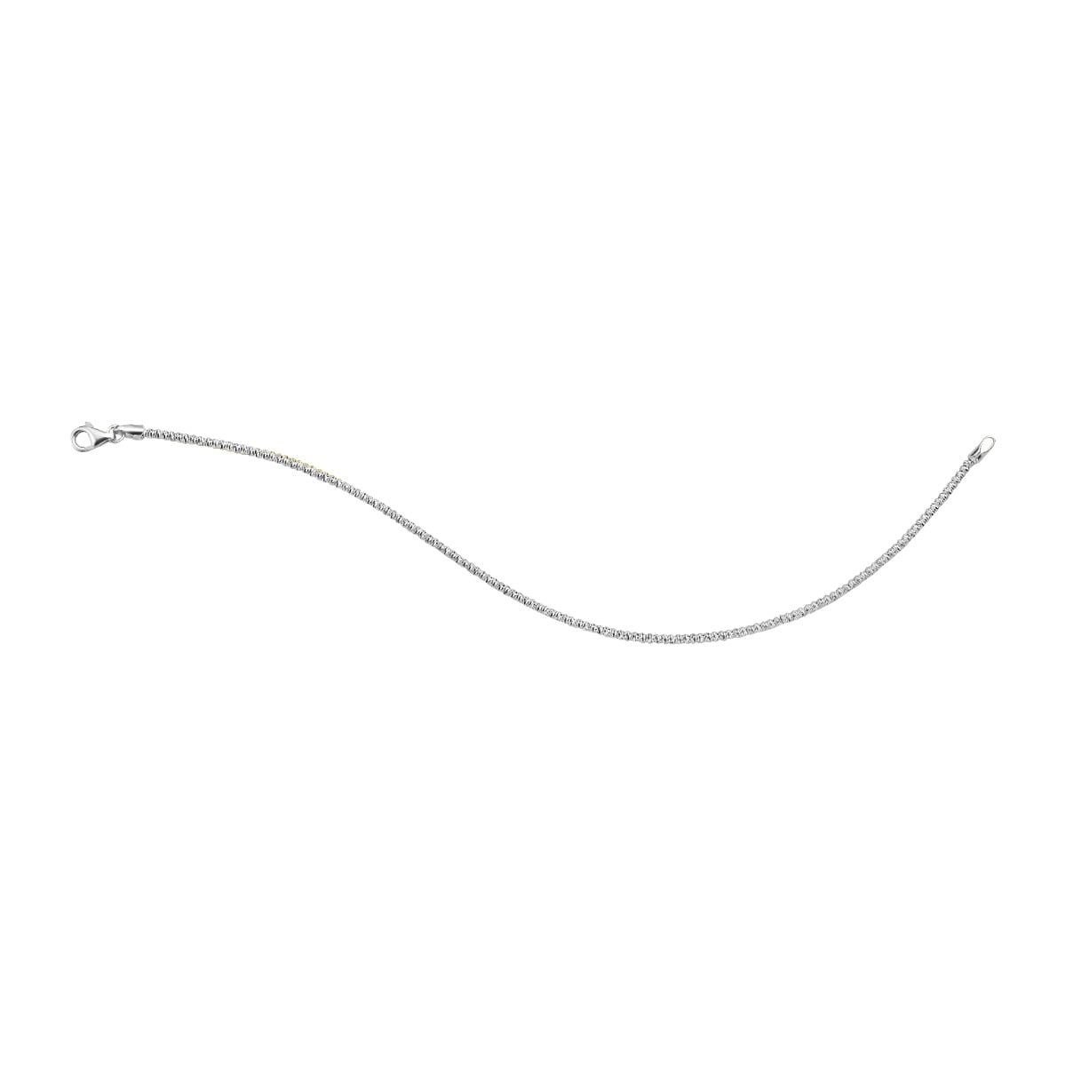 14K 1.7mm Sparkle Spring Chain