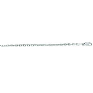 14K Gold 3.1mm Diamond Cut Cable Chain