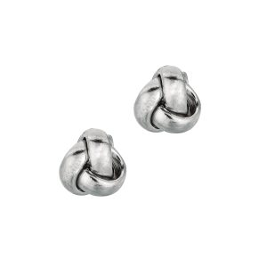 14K Gold Mini Classic Polished Love Knot Stud Earring