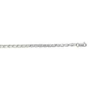 14K Gold 3mm Heart Chain