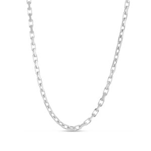 14K Gold 7.25" 2.45mm French Cable Chain