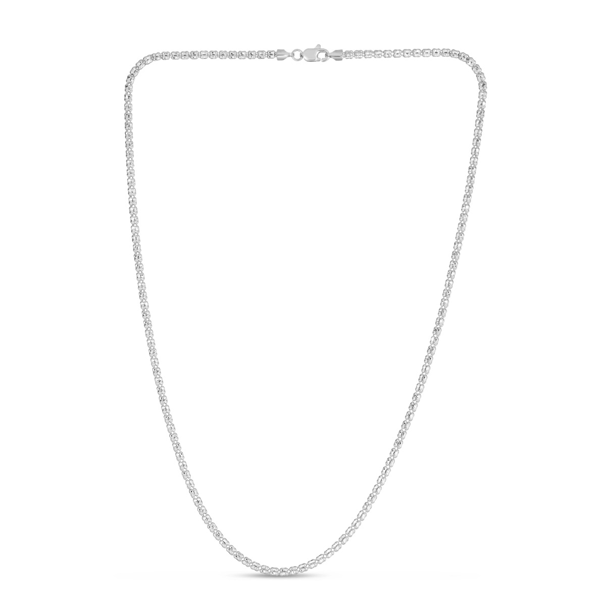 14K 2.74mm Fancy Ice Chain