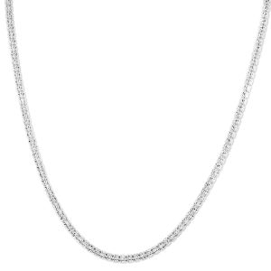 14K 3.3mm Fancy Ice Chain