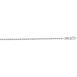 14K Gold 20" 1.4mm Diamond Cut Royal Rope Chain