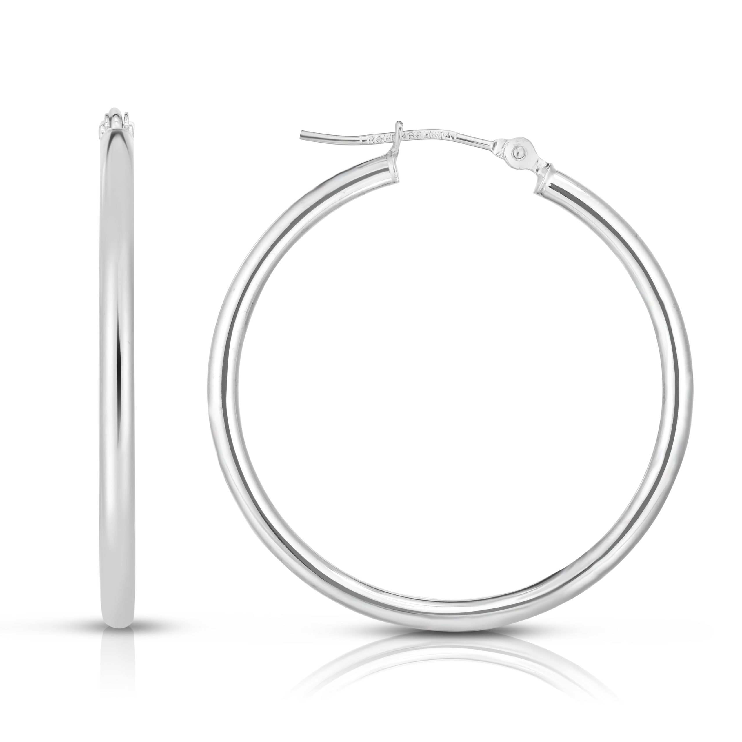 14K Gold 2x30mm Hoops