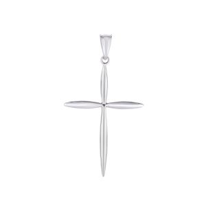 14K Gold Polished Cross