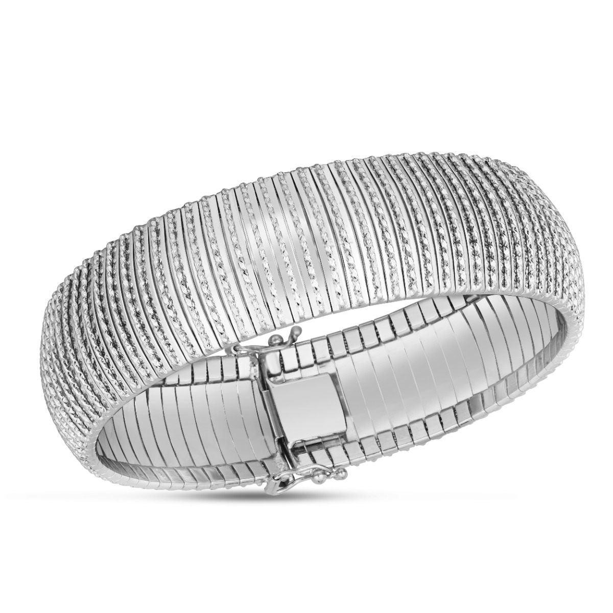 14K Bold Diamanté Flex Bracelet