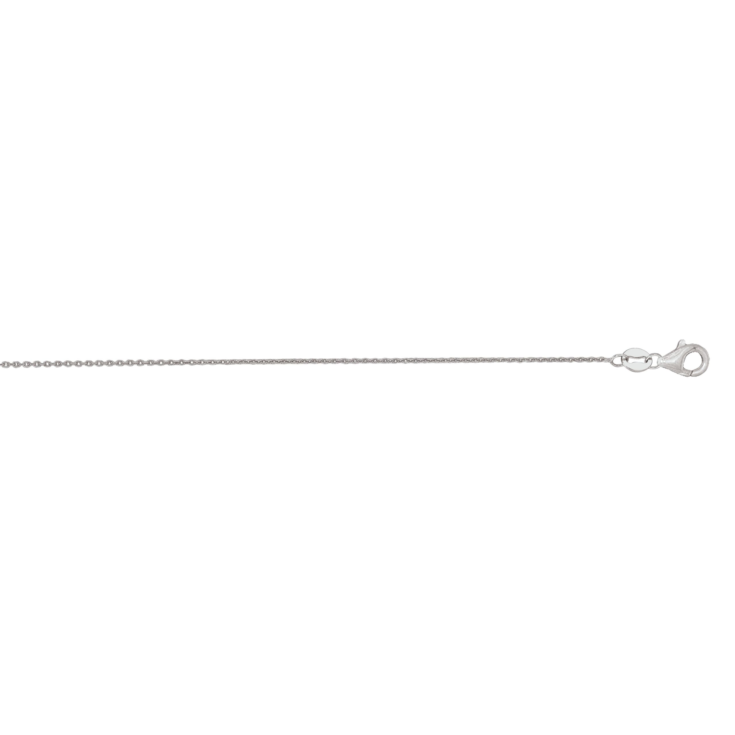 14K Gold 0.97mm Oval Cable Chain