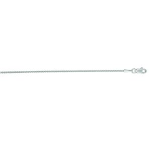 14K Gold 1.2mm Round Wheat Chain