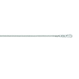 14K Gold 1.8mm Square Wheat Chain
