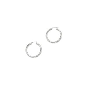 14K Gold 4x30mm Hoops