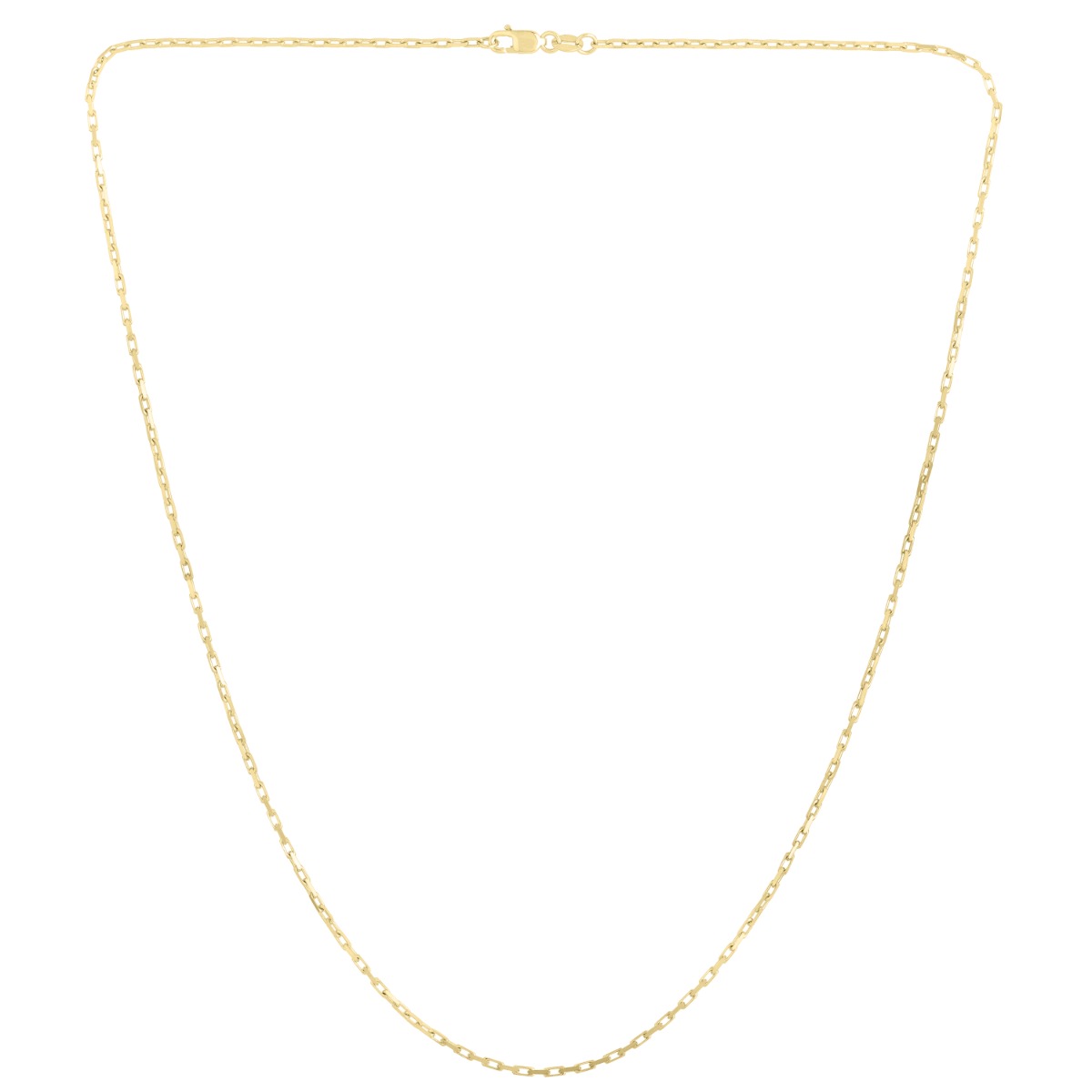 10K Gold 1.3mm French Cable Chain