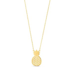 10K Pineapple Necklace